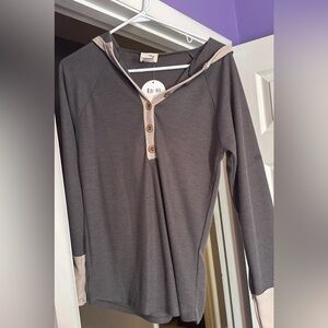 NWT Small thin thermal hoodie top 🤩